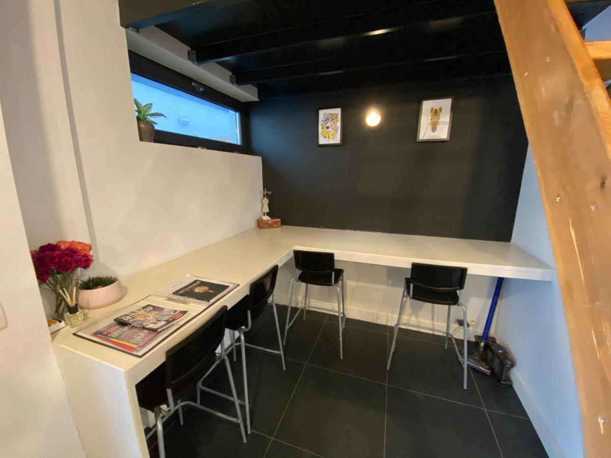 Modern cozy studio with backyard Antwerpia Zewnętrze zdjęcie