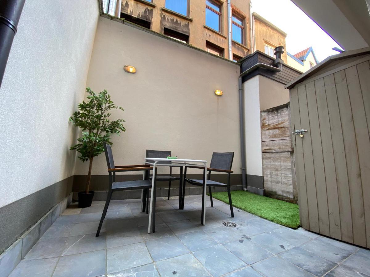 Modern cozy studio with backyard Antwerpia Zewnętrze zdjęcie