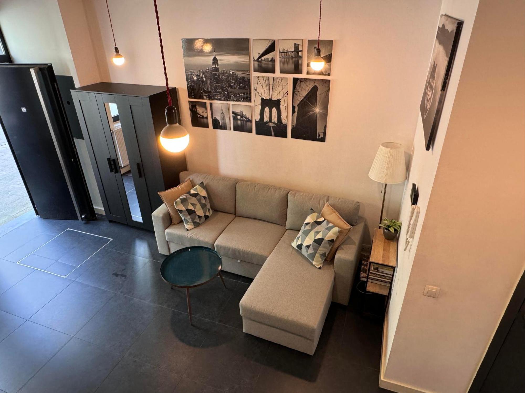 Modern cozy studio with backyard Antwerpia Zewnętrze zdjęcie