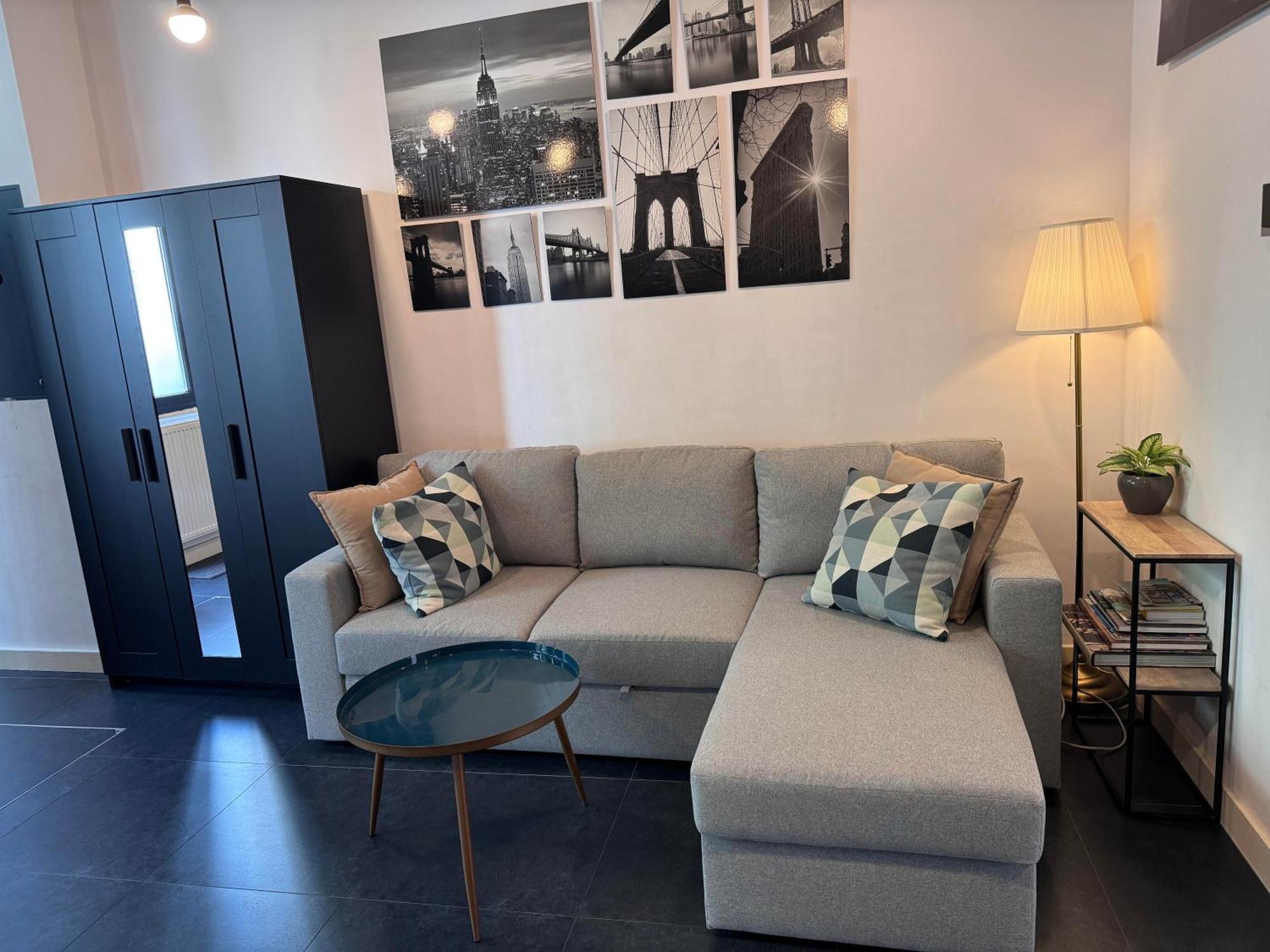 Modern cozy studio with backyard Antwerpia Zewnętrze zdjęcie