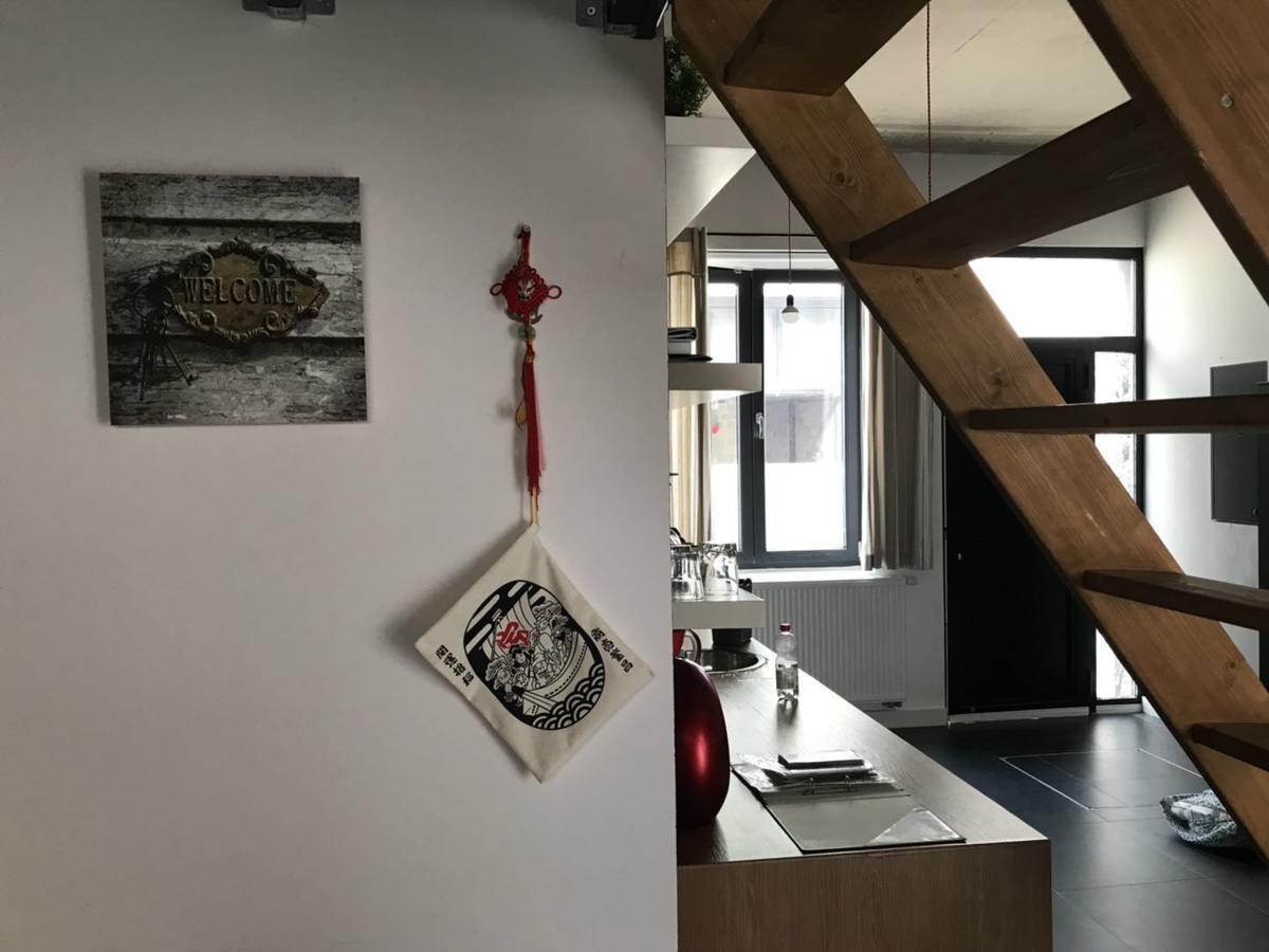 Modern cozy studio with backyard Antwerpia Zewnętrze zdjęcie